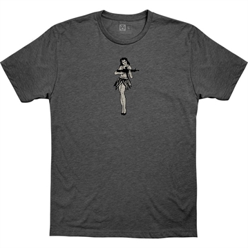 Picture of Magpul HULA GIRL CVC T-SHIRT 3X CHARCOAL MAG1117-011-3XL