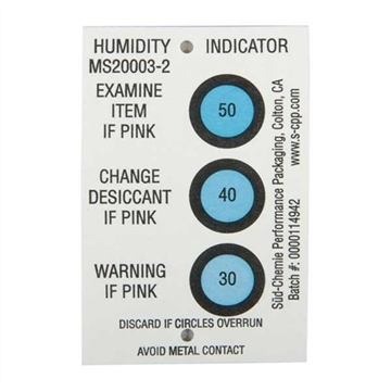 Picture of HUMIDITY CARDS 5 PACK 083053100 -
