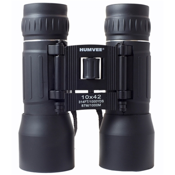 Picture of Humvee Humvee Compact Rubber Binocular - 10 x 42 HMV-B-10X42-BLK