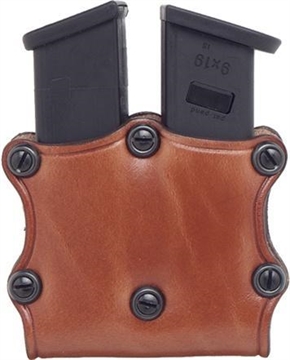 Picture of Hunter Leather Double Magazine Pouch Open Top - Single Stack Magazine 5600