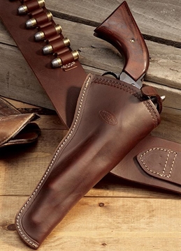 Picture of Hunter Leather Single Action Revolvers 4" - 5.5" Slim Jim Holster Right Hand 1081-40