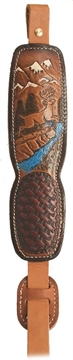 Picture of Hunter ProHunter Leather Sling - Jumping Deer Graphic 027-190
