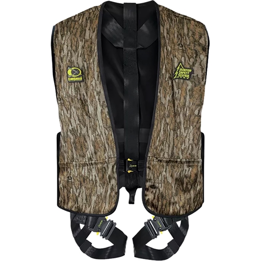 Picture of Hunter Safety System Hunter Safety System Treestalker Harness Mossy Oak Bottomland Large/X-Large TREE-M-L/XL