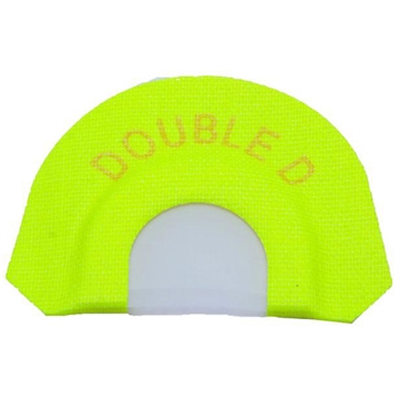 Picture of HS Strut Double D Double Reed Diaphragm Call Double Reed Turkey Hen Sounds Attracts Turkeys Yellow 05905