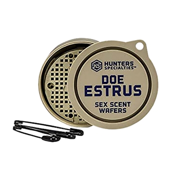 Picture of Hunters Specialties Scent Wafers Doe In Estrus Cover Scent 3 Pack 01001