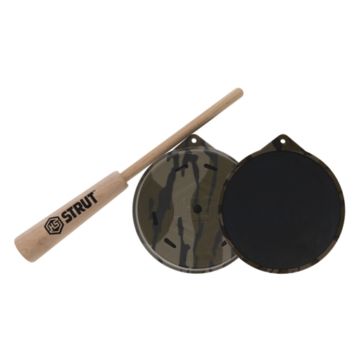 Picture of Hunters Specialties HSBBSPC Camo Cutt'R Pot Call Friction Call Attracts Turkey Species Mossy Oak Bottomland Slate HSBBSPC HS-BBSPC