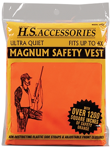 Picture of Hunters Specialties Safety Vest Magnum Fits up to 4XL Chest Orange HS02002