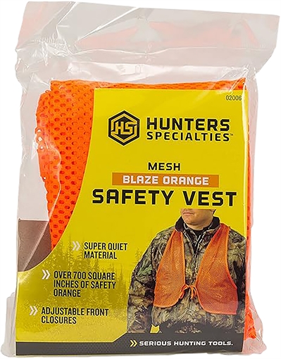 Picture of Hunters Specialties Hunters Specialties Mesh Vest Blaze Orange HS-02006 HS02006