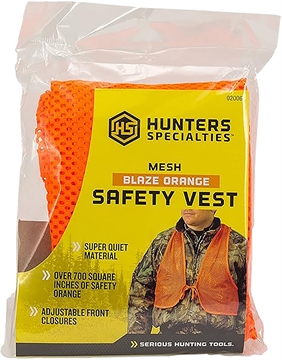 Picture of Hunters Specialties Hunters Specialties Mesh Vest Blaze Orange HS-02006 HS02006