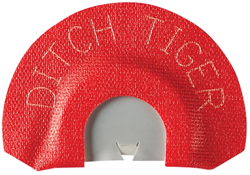 Picture of Johnny Stewart Wildlife Calls Ditch Tiger Diaphragm Call Red Latex HSJSDIA8