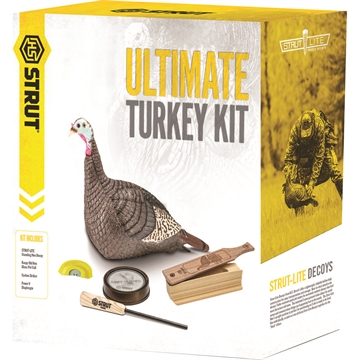 Picture of Hunters Specialties Ultimate Turkey Kit Decoy/Box Call/Pot Call/Diaphragm HS-STR-100180