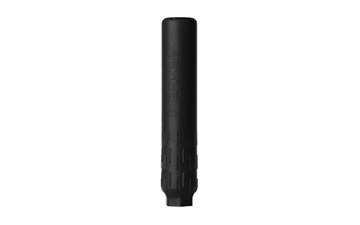 Picture of HUXWRX Safety Company Flow 22 Ti, Suppressor, 22 LR, Cerakote Finish, Black, Grade 5 Titanium, 1/2x28 Direct Thread 3076