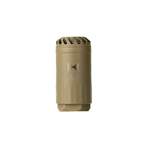 Picture of HUXWRX Safety Company Blasphemy, Blast Diverter, Flat Dark Earth, Fits HuxWrx Muzzle Device 2653