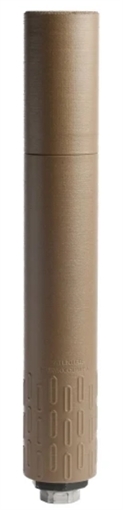 Picture of Huxwrx FLOW 45 M .45 CALIBER DIRECT THREAD RIFLE SUPPRESSOR FDE 3800