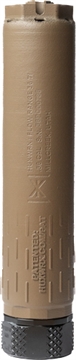 Picture of HUXWRX FLOW RANGE 36 TI SUPPRESSOR CERAKOTE FDE 3483
