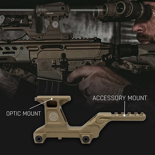 Picture of HYDRA V2 DUAL OPTIC MOUNT KIT FOR AIMPOINT® DUTY RDS™ GEAR-HYDRA2-T2-FDE -