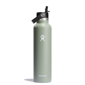 Picture of Hydro Flask Standard Mouth 24oz Insulated Water Bottle w/ Flex Straw S24FS374