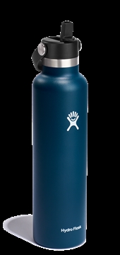 Picture of Hydro Flask Standard Mouth 24oz Insulated Water Bottle w/ Flex Straw S24FS464