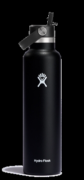 Picture of Hydro Flask Standard Mouth 24oz Insulated Water Bottle w/ Flex Straw S24FS001