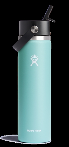 Picture of Hydro Flask Wide Mouth Insulated Water Bottle w/ Flex Straw Cap W24BFS441