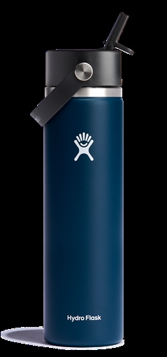 Picture of Hydro Flask Wide Mouth Insulated Water Bottle w/ Flex Straw Cap W24BFS464