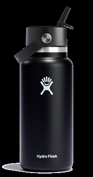 Picture of Hydro Flask Wide Mouth Insulated Water Bottle w/ Flex Straw Cap W32BFS001