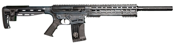 Picture of Hyperion Munitions FEAR-116 12 Gauge 5+1 (2) 20", Blue Polymer Rec & M-Lok Handguard, Synthetic Stock/Grips, Flip-Up Iron Sights FEAR116BLUE