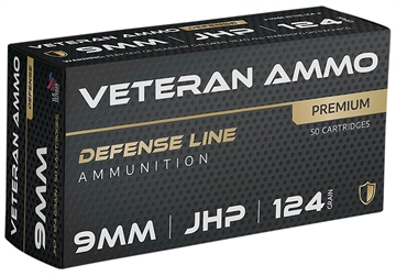 Show details for Hyperion Munitions Veteran Ammo 9mm 124 gr Jacketed Hollow Point 50 Per Box/20 Case HMBX911 Picture of Hyperion Munitions Veteran Ammo 9mm 124 gr Jacketed Hollow Point 50 Per Box/20 Case HMBX911