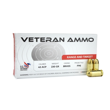 Picture of HYPERION VETERAN 45ACP 230GR FMJ 50RD/BX 20BX/CS BX-45ACP-230-FMJ50