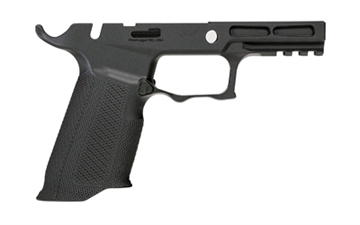 Picture of Icarus Precision A.C.E. Socom, Carry, Grip Module, Fits Sig P320 Carry with Manual Safety, Aluminum Construction, Anodized Finish, Black 320_SOCOM_CRY_SFT_BLK