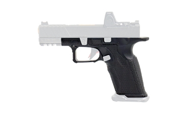 Picture of Icarus Precision A.C.E. X, Grip Module, Fits Zev OZ9 X, Aluminum Construction, Anodized Finish, Black OZ9_X_BLK