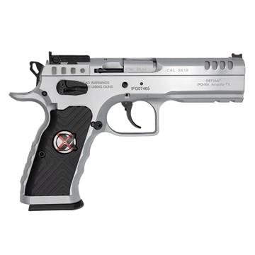 Picture of IFG Tanfoglio Stock Master Xtreme Handgun 9mm Luger 17rd Magazine(4) 4.45" Barrel Chrome TF-STOCK1X-9C 8051770134763