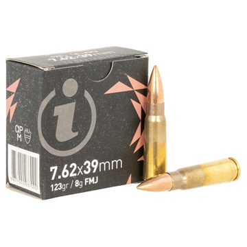 Picture of IGMAN 7.62 X 39MM 123GR FMJ 15RD BOX 56 BOXES PER CASE 3877002037191