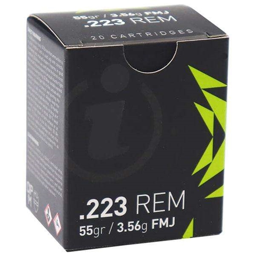 Picture of IGMAN BRASS CASE AMO 223 REM 55GR FMJ 20RD (50 BOX CASE) 3877002037085