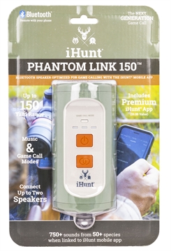 Picture of iHunt Phantom Link 150 Bluetooth Speaker Optimized For Game Calling w/iHunt Mobile App, Waterproof, 750 Preloaded Calls IHP150
