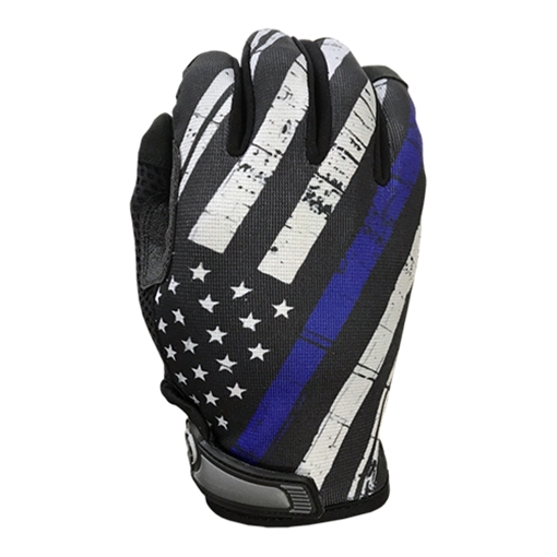 Picture of Industrious Handwear Blue Line Flag - Unlined - Full Finger Gloves EGC-BLF-XSM