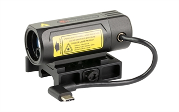 Picture of IRAYUSA ILR-1000-2, Laser Rangefinding Module, Matte Finish, Compatible with Hybrid Series thermal weapon sights via USB-C, Included Picatinny QD Mount IRAY-AC82