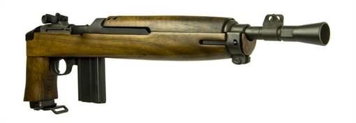 Picture of Inland MFG Advisor M1 30 Carbine 15+1 12" Threaded Barrel w/Conical Flash Hider, Black Parkerized Metal Finish, Type 2 Barrel Band, Round Bolt, Low Wood Walnut Stock ILM200