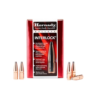 Picture of Hornady INTERLOCK .30 CAL. (0.310'') 123GR SP W/CANNELURE 2,800/BOX HDY3140B