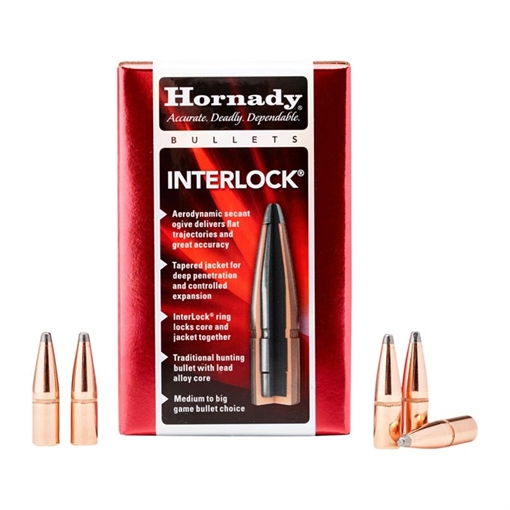 Picture of Hornady Interlock Rifle Bullets .45 cal .452" 245 gr SP Interlock (.450 Bushmaster) 50/ct 45204