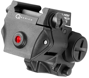 Picture of iProtec SC-R Laser Q-Series Black/Red Laser 5.0 mW Output 635nM Wavelength, Compact/Subcompact Pistols, Accessory Rail Mount 6116
