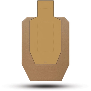 Picture of Stky Target Systems IPSC ALPHA & CHARLIE REFACE OUTLINE 25 PACK    STKY_AC-OL_25_K