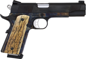 Picture of TYLER GUNWORKS 1911 GOVT 45ACP 5" 8RND CC/BLUED/IVORY< TGWGVCC45M
