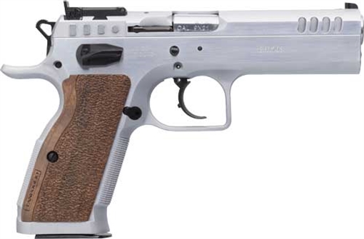 Picture of TANFOGLIO STOCK II 9MM 4.45" 17RND CHROME/CHROME BULL BBL< TFSTOCK29