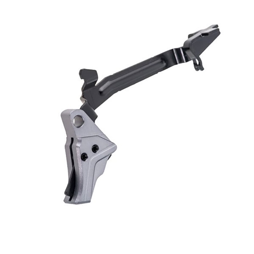 Picture of Tyrant CNC TDGTRIG34GREYBLACKBAR I.T.T.S Trigger/Bar Grey/Black Fits Glock Gen3-4 TDGTRIG34GREYBLACKBAR TD-GTRIG-3-4-GREY-BLACK-BAR