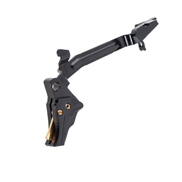 Picture of Tyrant CNC  I.T.T.S Trigger/Bar Black/Gold Fits Glock Gen3-4  TD-GTRIG-3-4-BLACK-GOLD-BAR