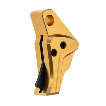 Picture of Tyrant Cnc ITTS TRIGGER FOR GLOCK GEN-5 GOLD W/BLACK SCREW TD-GTRIG-5-GOLD-BLACK TDGTRIG5GOLDBLACK