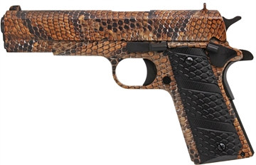 Picture of Iver Johnson Arms 1911A1 1911 A1 Rattlesnake Government Size 45 ACP 8+1 5" 1911A1 1911A1 RATTLESNAKE