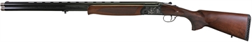 Picture of Iver Johnson Arms IJ600 Lightweight 410 Gauge Break Open 3" 2rd 28" Black Over/Under Vent Rib Barrel, Engraved Aluminum Receiver, Fixed Walnut Wood Stock, Includes 5 Chokes IJ600410LW28B