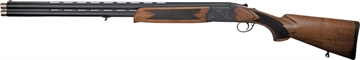 Picture of Iver Johnson Arms 12 12 Gauge Break Open 3" 2rd 28" Over/Under Vent Rib Barrel, Matte Black Chromed w/Engraving Steel Receiver, Fixed Walnut Checkered Wood Stock & Forend 12 IJ600